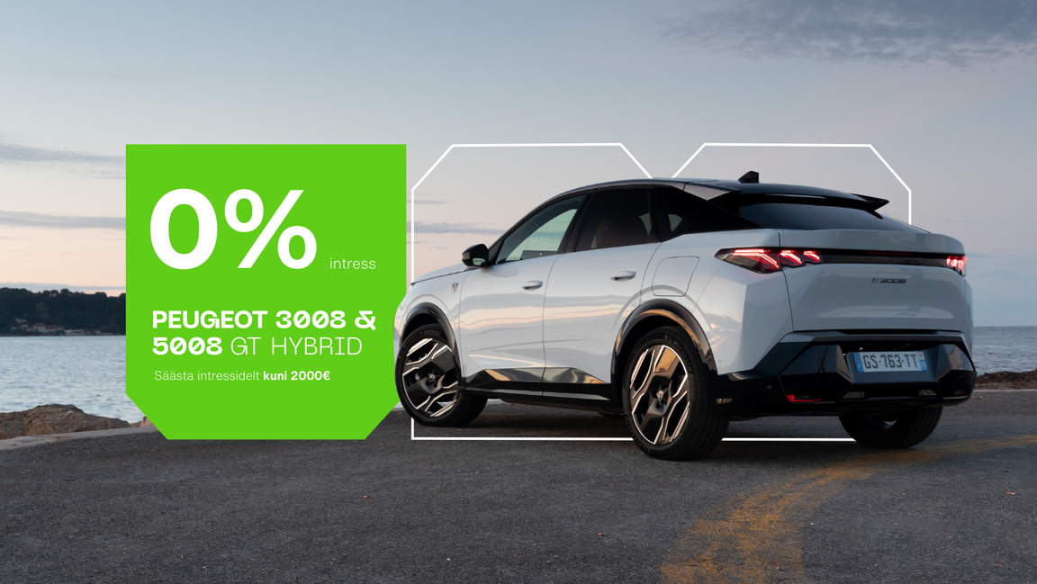Sõida nüüd, maksa targalt – 0% intressiga!