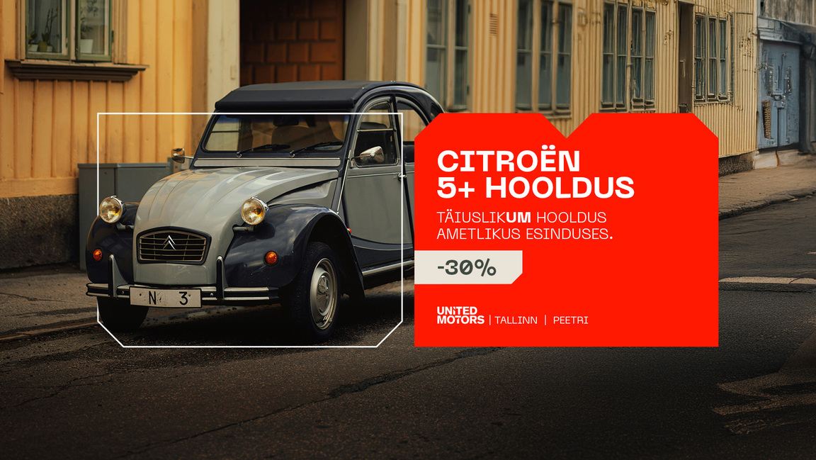 Citroëni 5+ hooldus