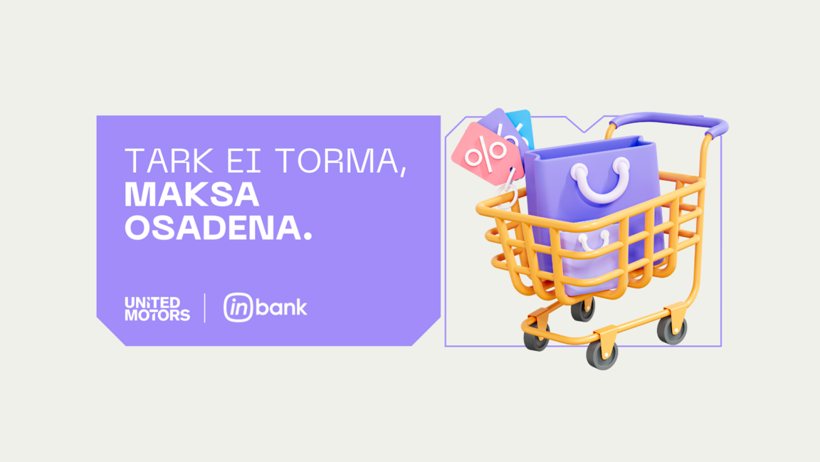 Maksa osadena – 0€ sissemakse, 0% intress!