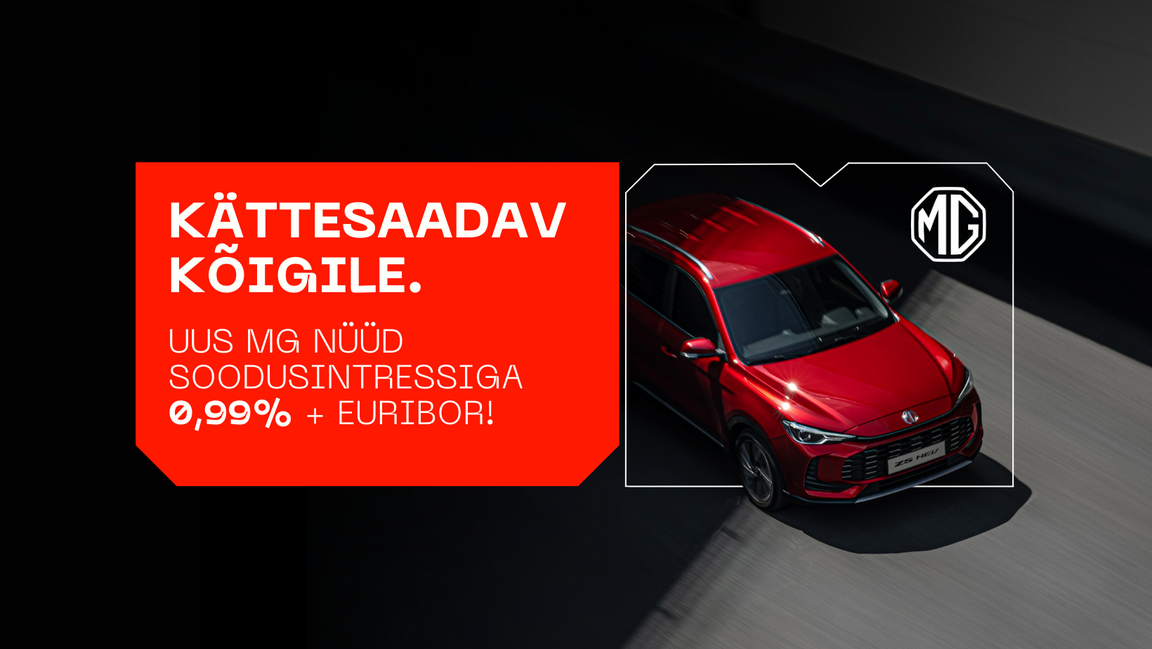 Uus MG 0,99% + euribor soodusintressiga!