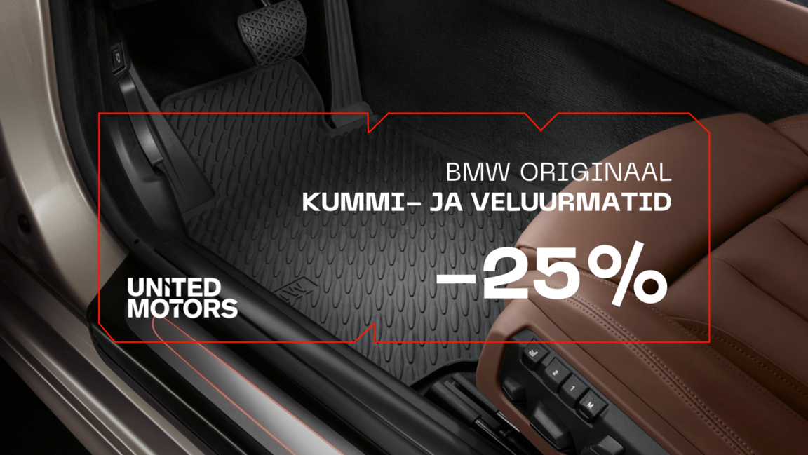 BMW originaal kummi- ja veluurmatid -25%!