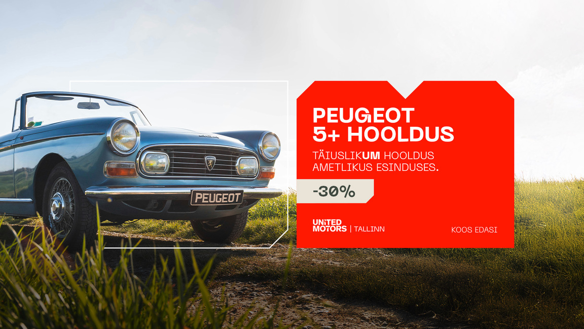 Peugeot 5+ hooldus