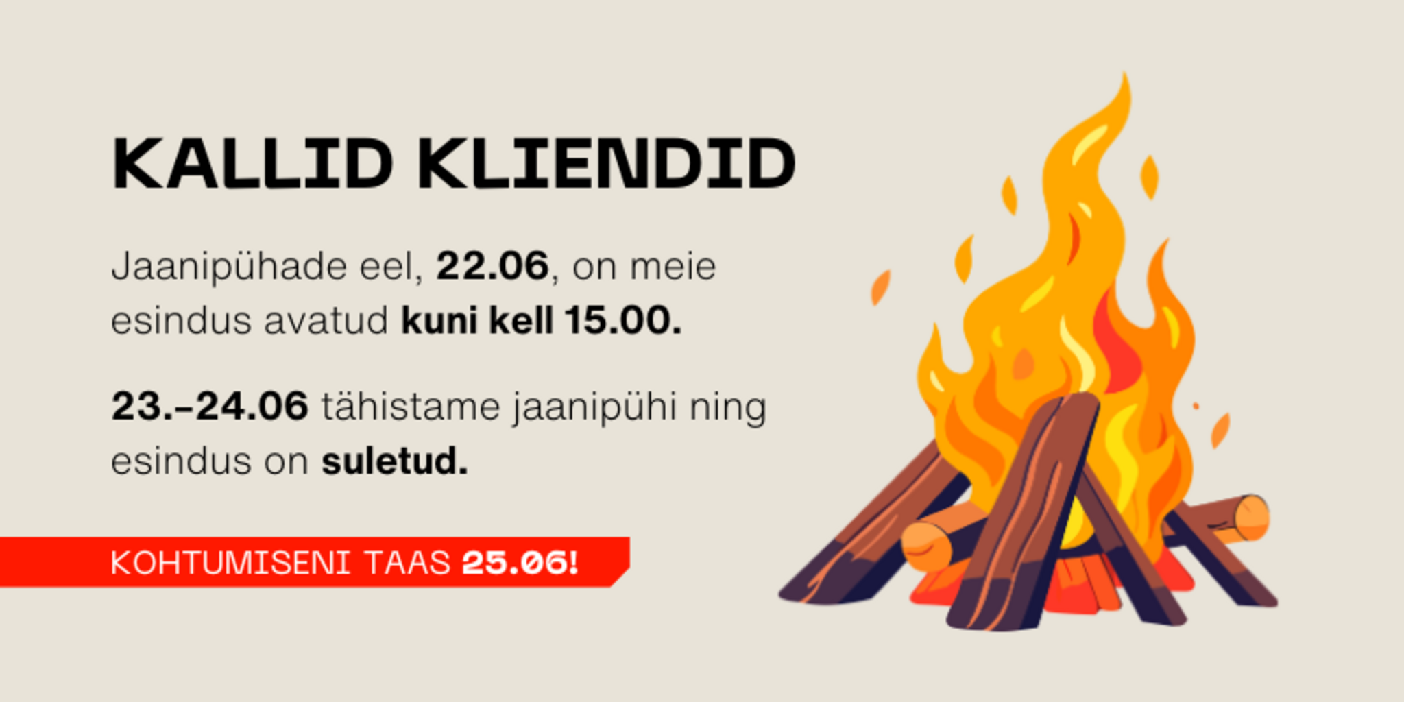 Jaanidel suletud
